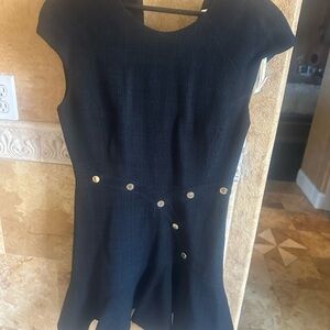 Sandro Black mini dress